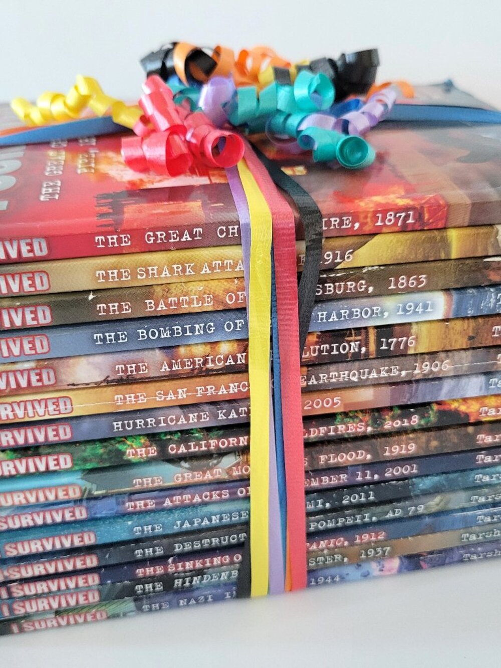 I SURVIVED SCHOLASTIC PAPERBACK BOOKS LAUREN TARSHIS NO DUPLICATES LOT OF 15